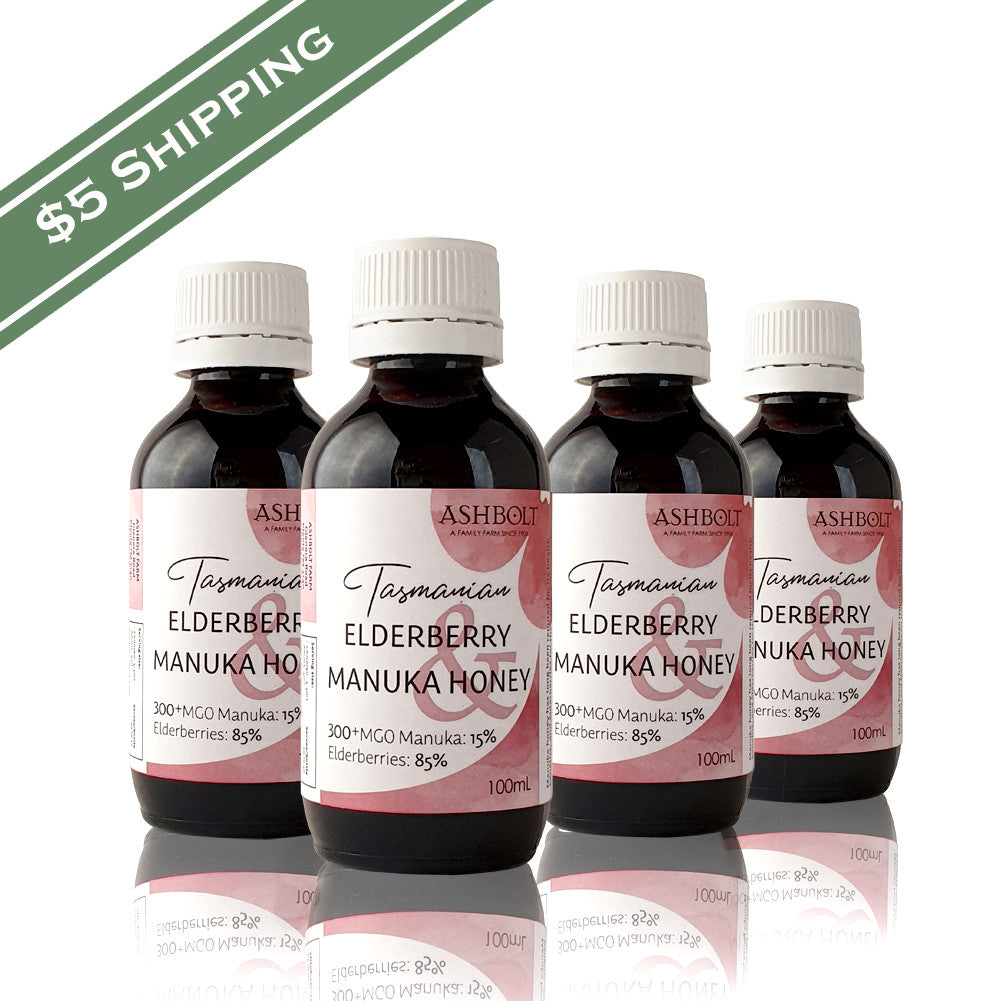 Elderberry Manuka 4 pack - SOLD OUT TILL FEB 2026