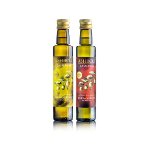 Two Lemon Agrumato and Extra virgin Olive oil bottles