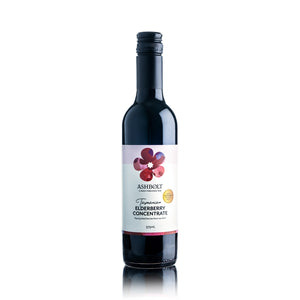 375ml Australian Elderberry Concentrate Bottle by Ashbolt