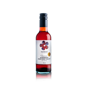 Ashbolt Elderberry Aged Wine Vinegar in a 187ml bottle