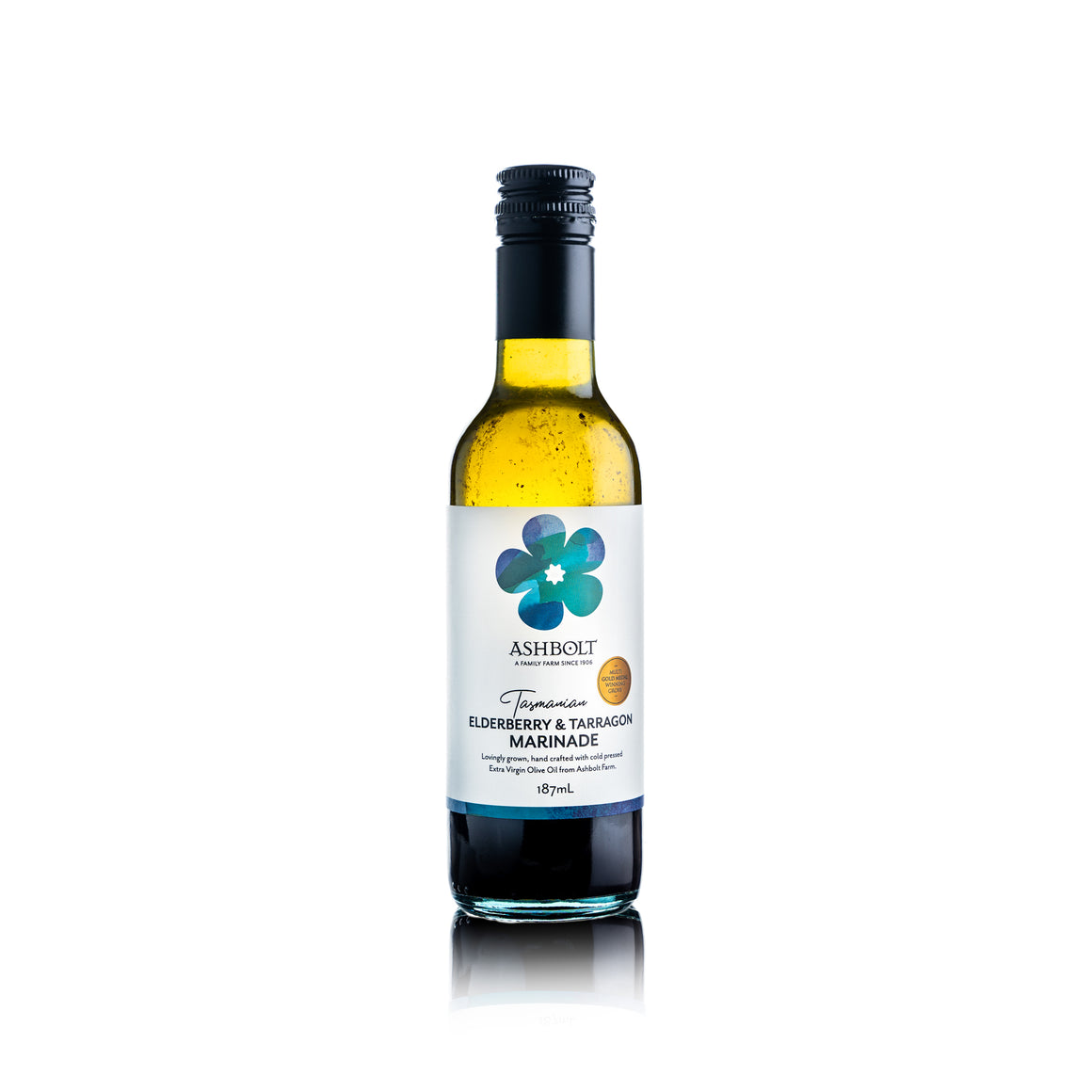 Ashbolt Elderberry and Tarragon Marinade in bottle